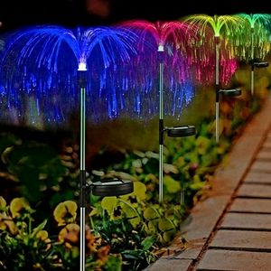 Solar weeping willow color changing lights